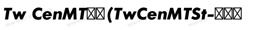 Tw CenMT标准(TwCenMTSt字体转换